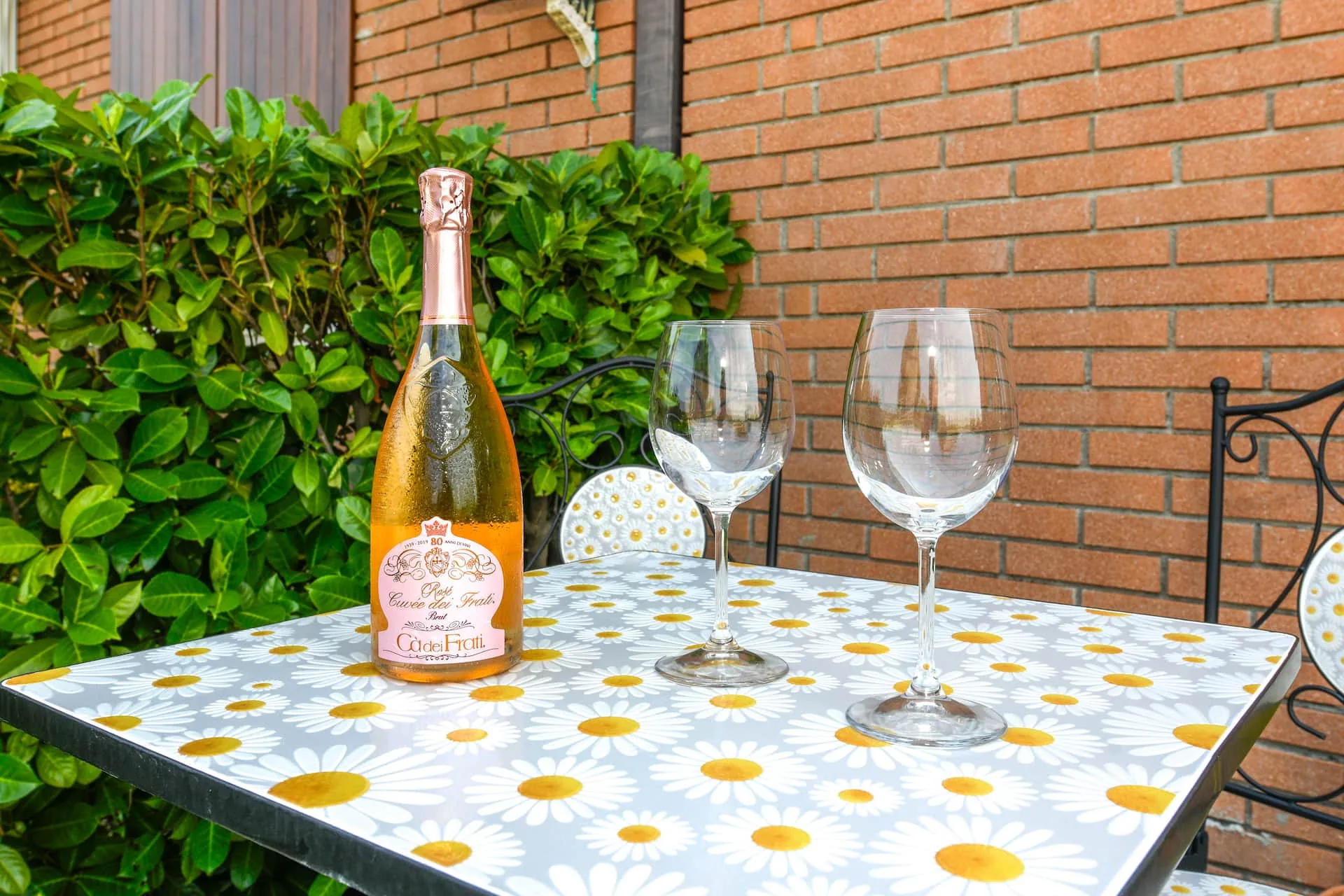 Apéritif sur le patio